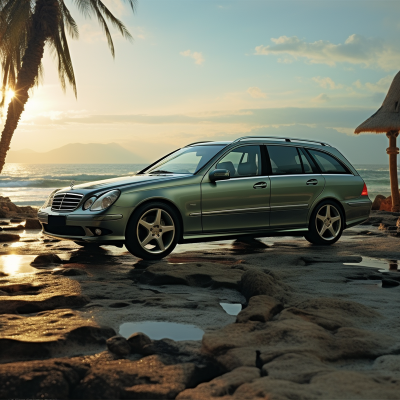 ارفع ملكية سيارة مرسيدس بنز C-Class S203 (2001-2007) مع سجادات الأرضية المميزة من Autowin