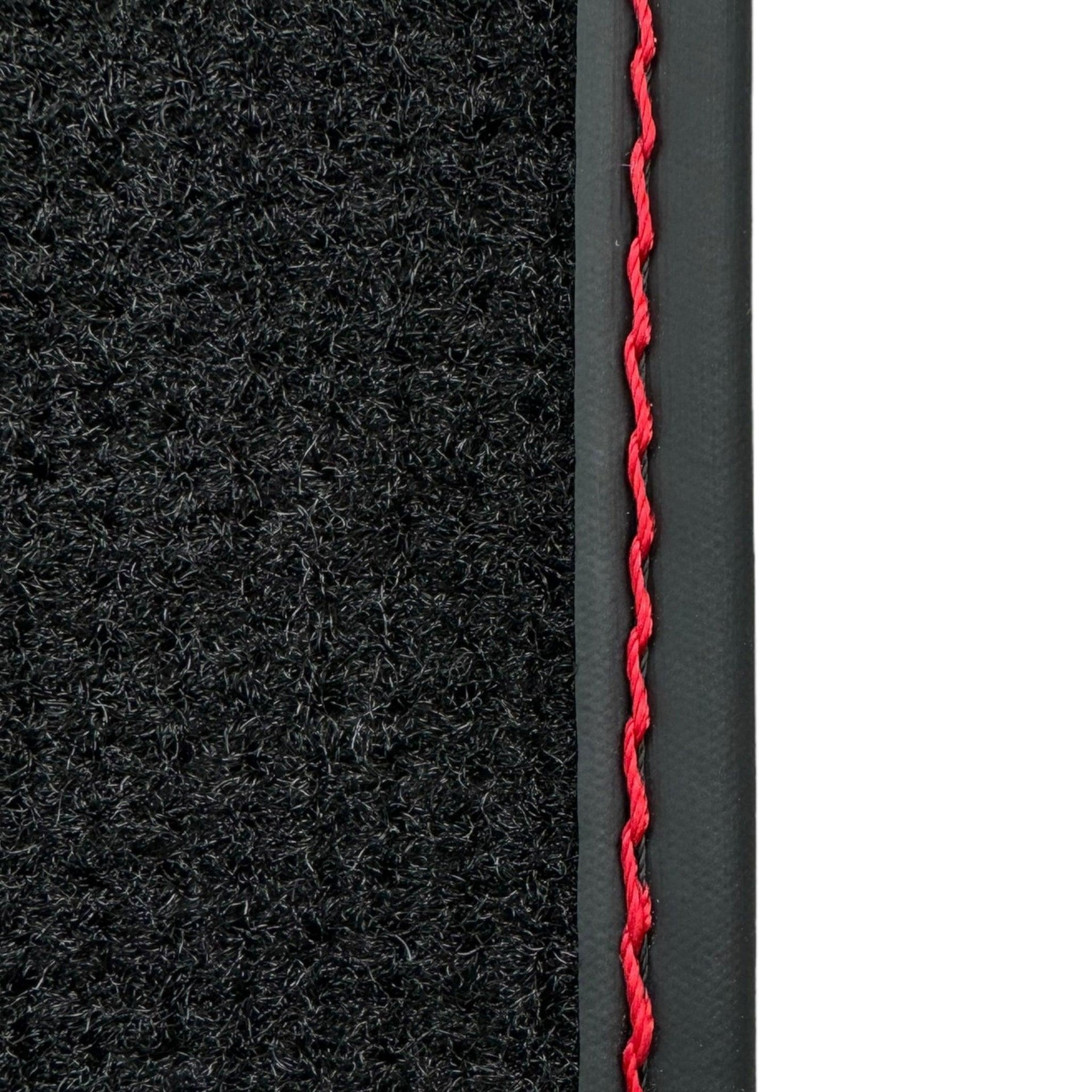 Black Floor Mats for Lamborghini Aventador SV with Carbon Fiber - AutoWin