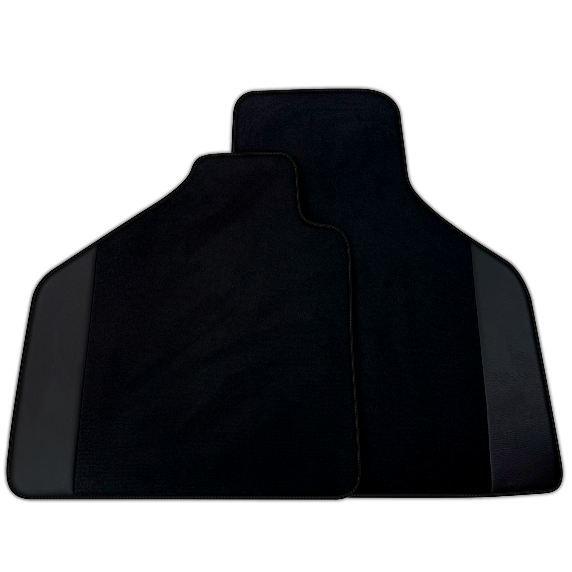Black Floor Mats for Lamborghini Diablo (1990-2001) with Leather | Various Trim Colors Option