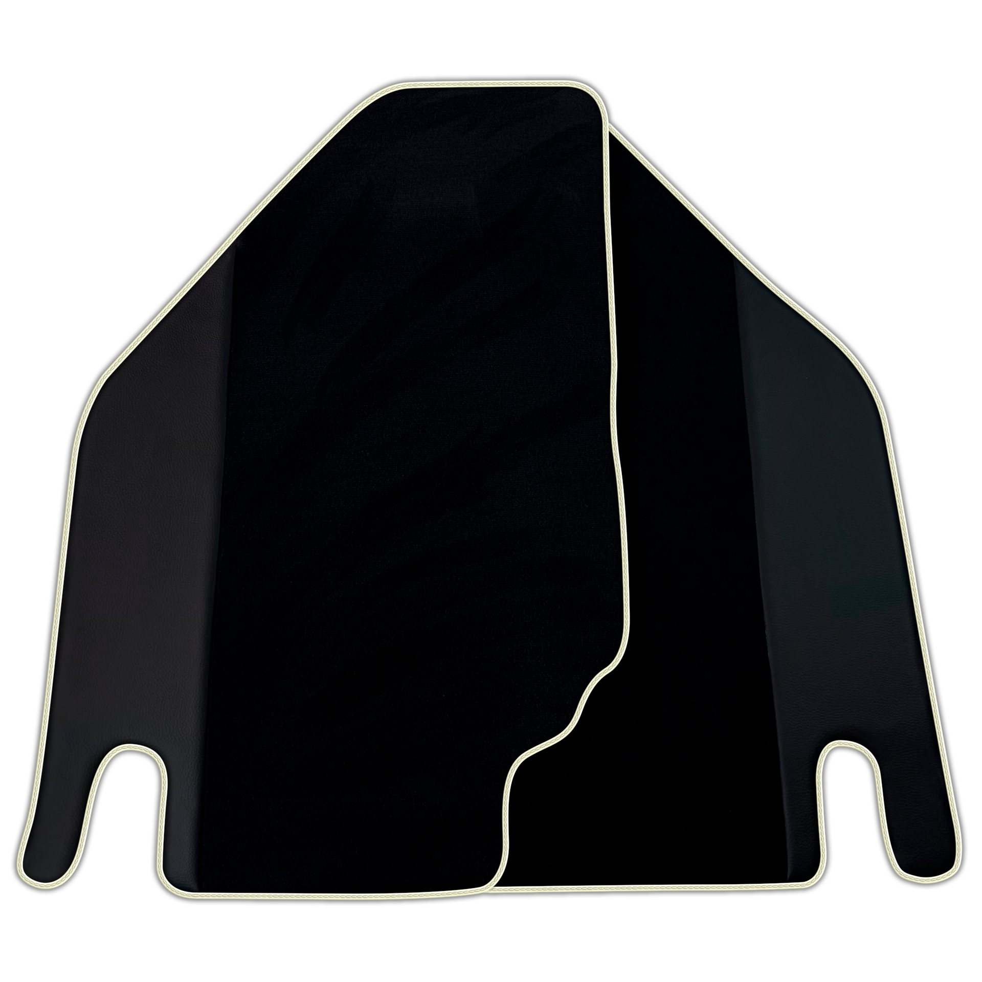 Lamborghini Countach Black Floor Mats (1974-1990) - Premium Leather