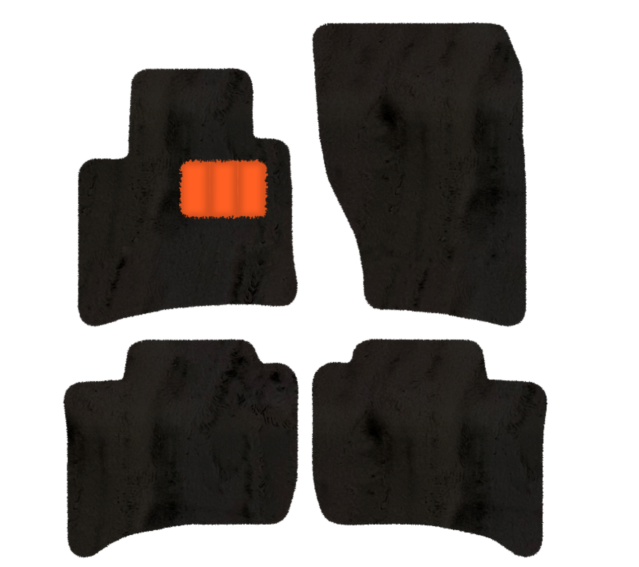 Premium Sheepskin Floor Mats for Porsche Cayenne (2010-2018)