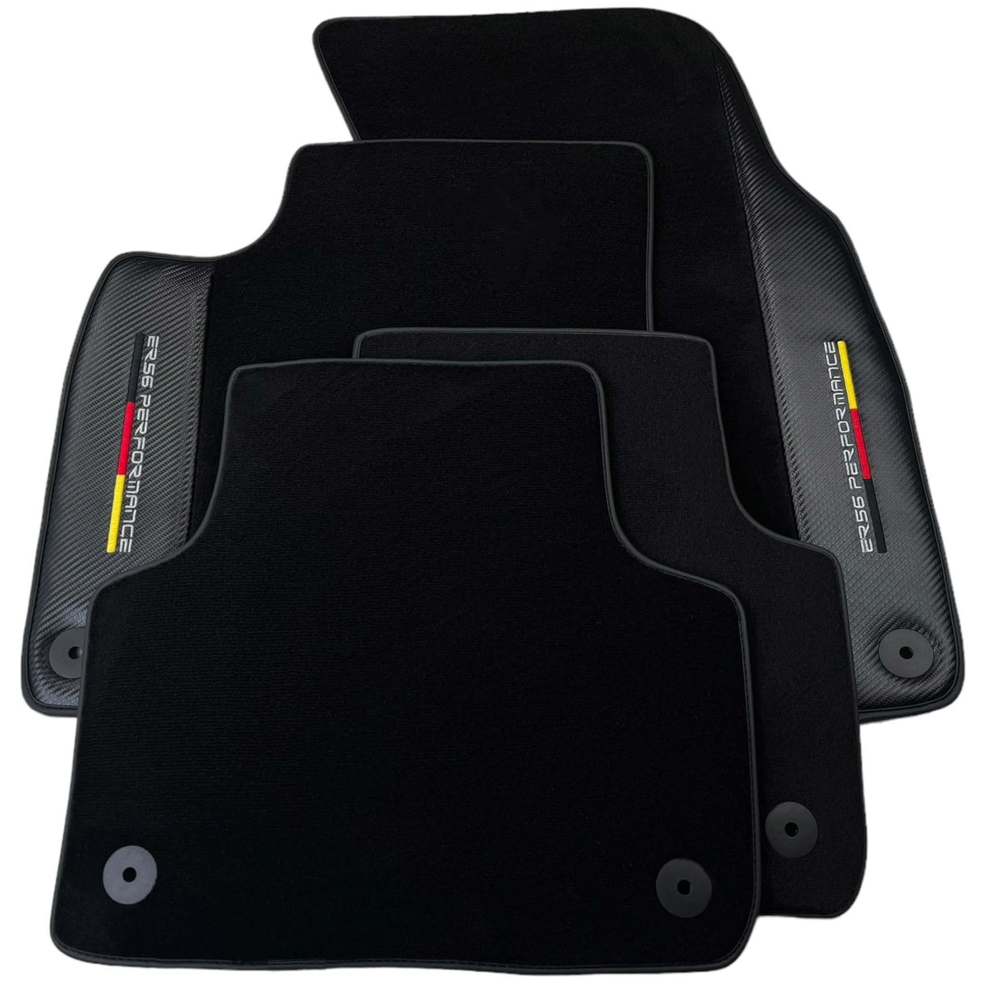 Black Floor Mats for Audi A6 - C6 Allroad Quattro Facelift (2008-2011) | ER56 Performance - AutoWin