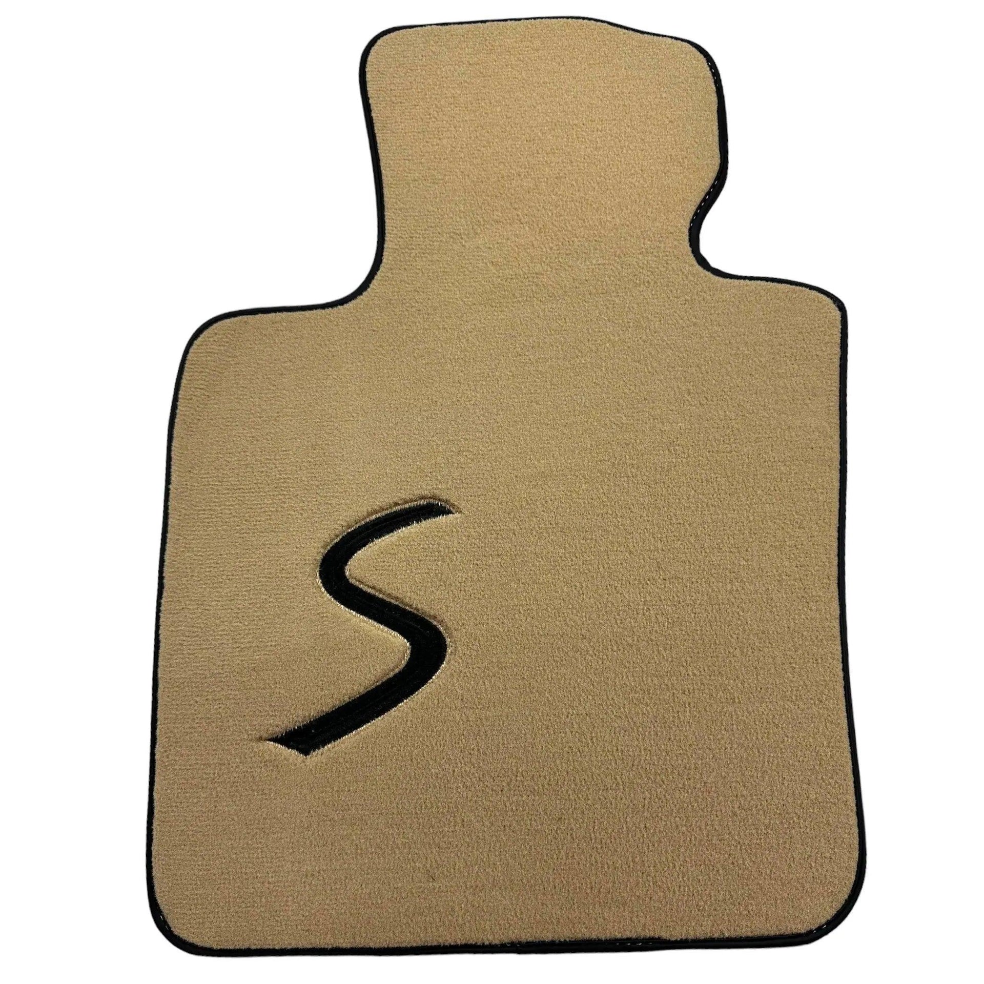 Beige Floor Mats for Mini Clubman F54 (2019-2023) - AutoWin