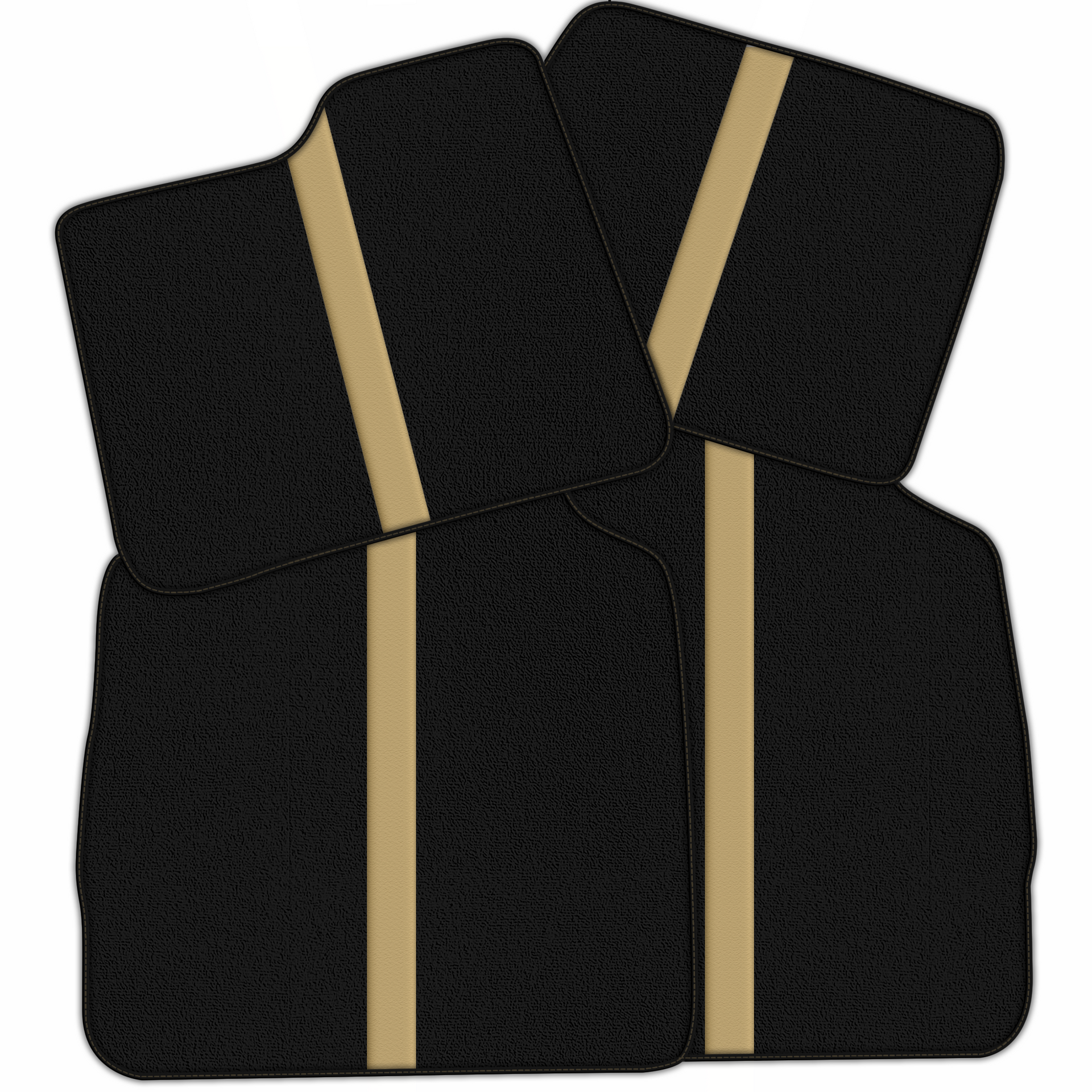 Premium Custom Black Floor Mats for Ferrari Portofino 2018-2023