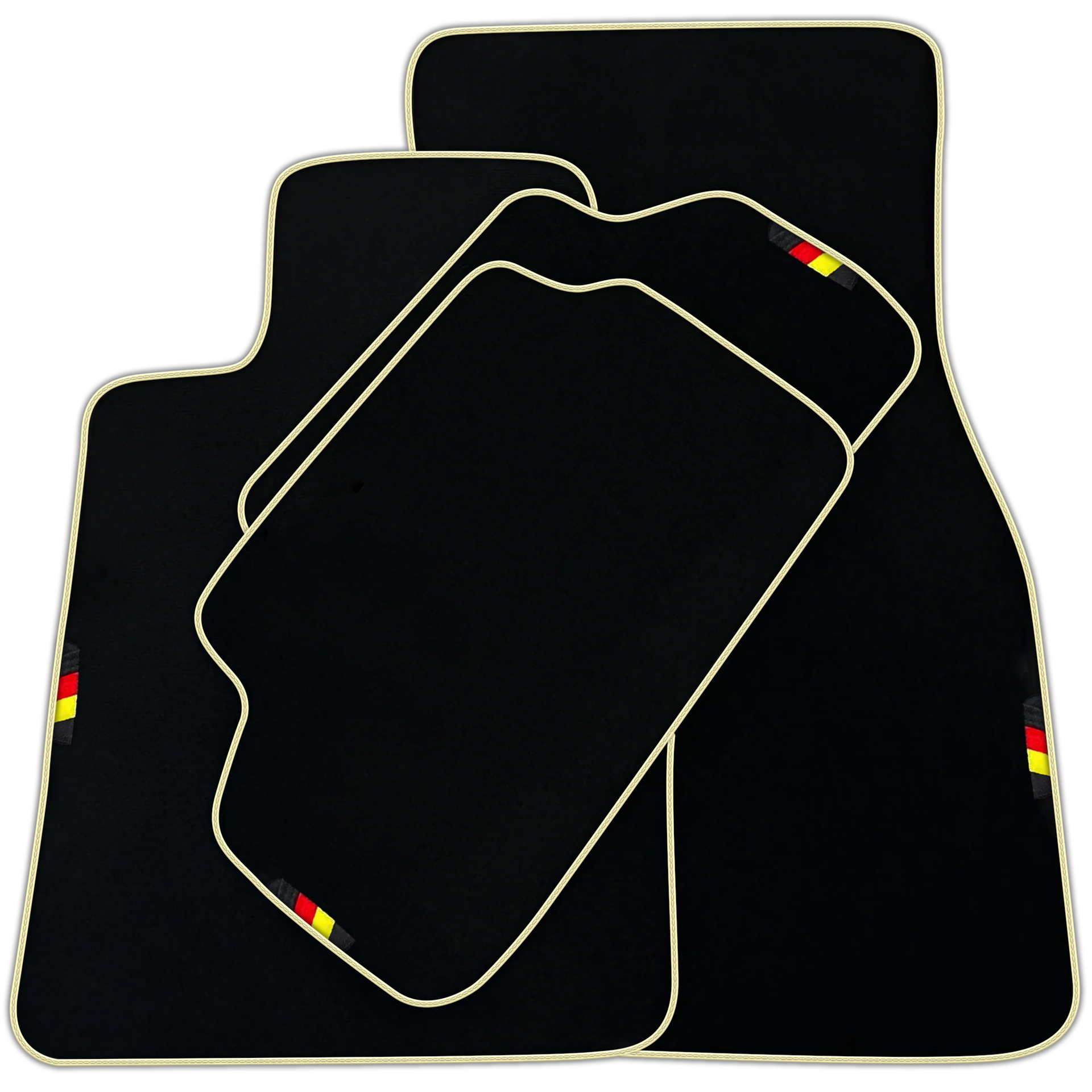 Black Floor Mats For BMW 3 Series G20 Germany Edition | Various Trim Colors