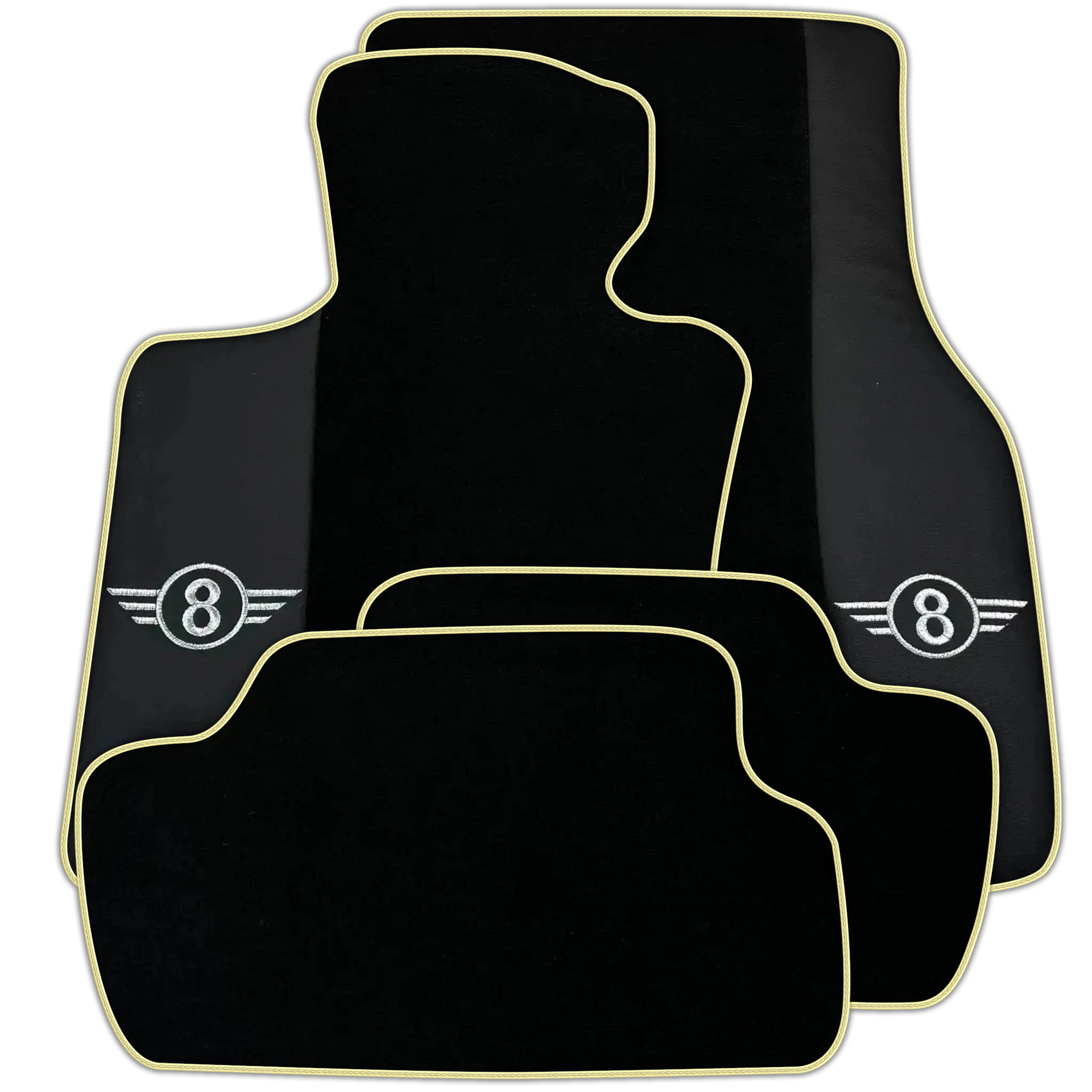 Black Floor Mats for Mini Cooper / One R56 (2007-2014) Various Trim Colors