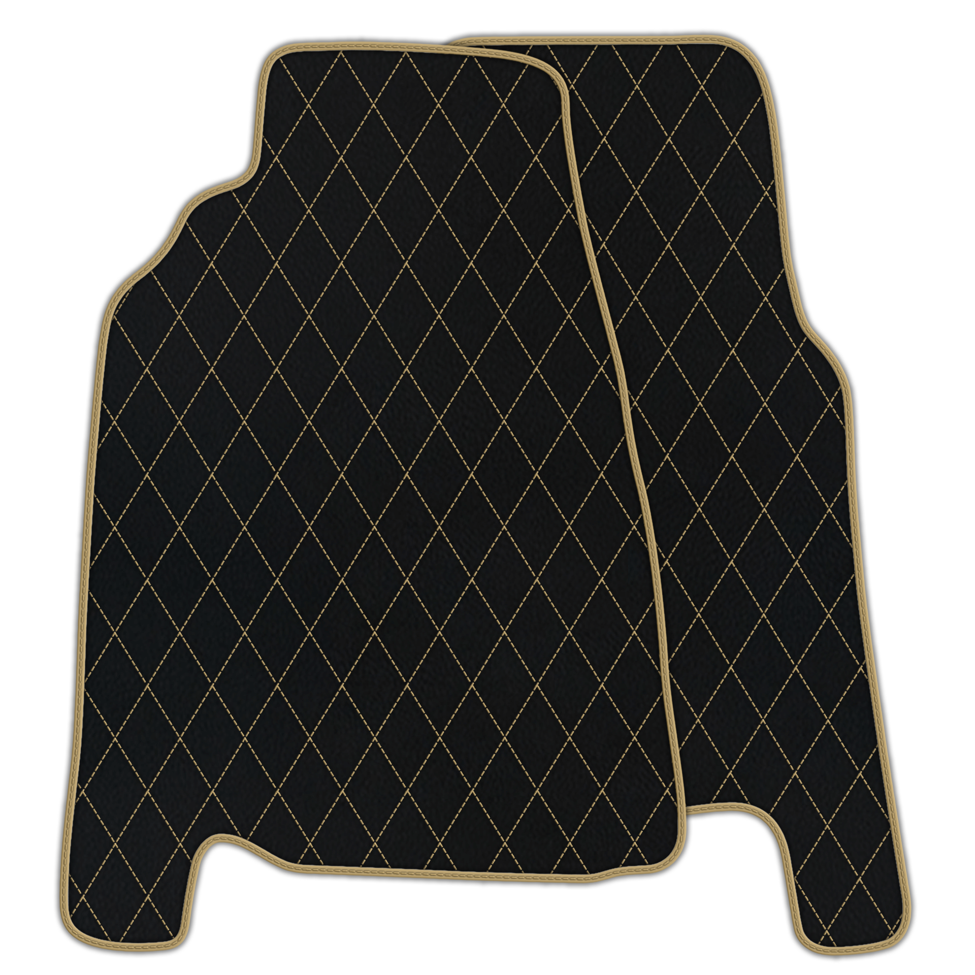 Premium Black Leather Floor Mats for Ferrari 458 Italia (2009-2015)