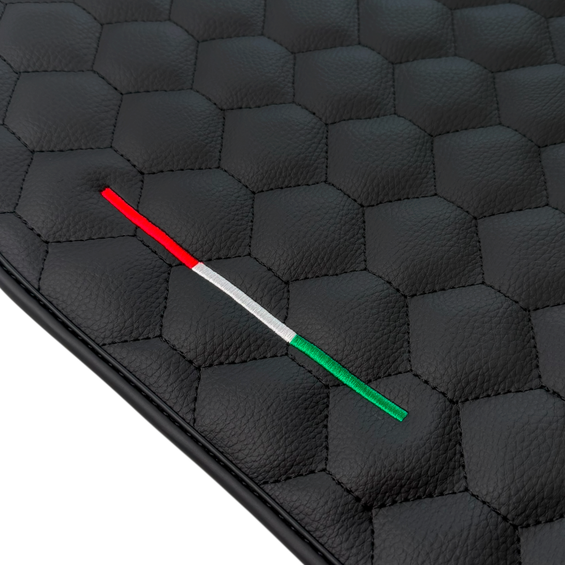 Custom Luxury Leather Car Floor Mats for Ferrari Roma 2021-2024