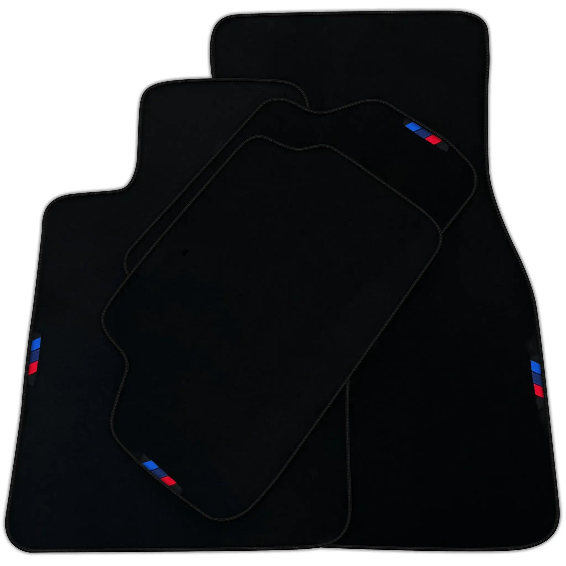 Black Floor Mats For BMW Z4 Series G29 With 3 Color Stripes Tailored Set Perfect Fit | Various Trim Colors