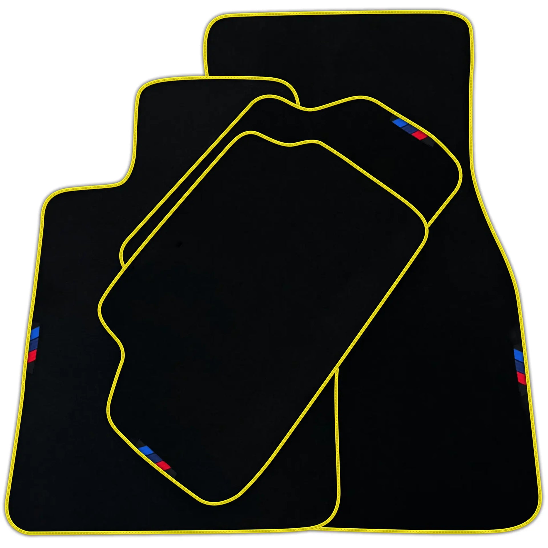 Black Floor Mats For BMW Z4 Series G29 With 3 Color Stripes Tailored Set Perfect Fit | Various Trim Colors
