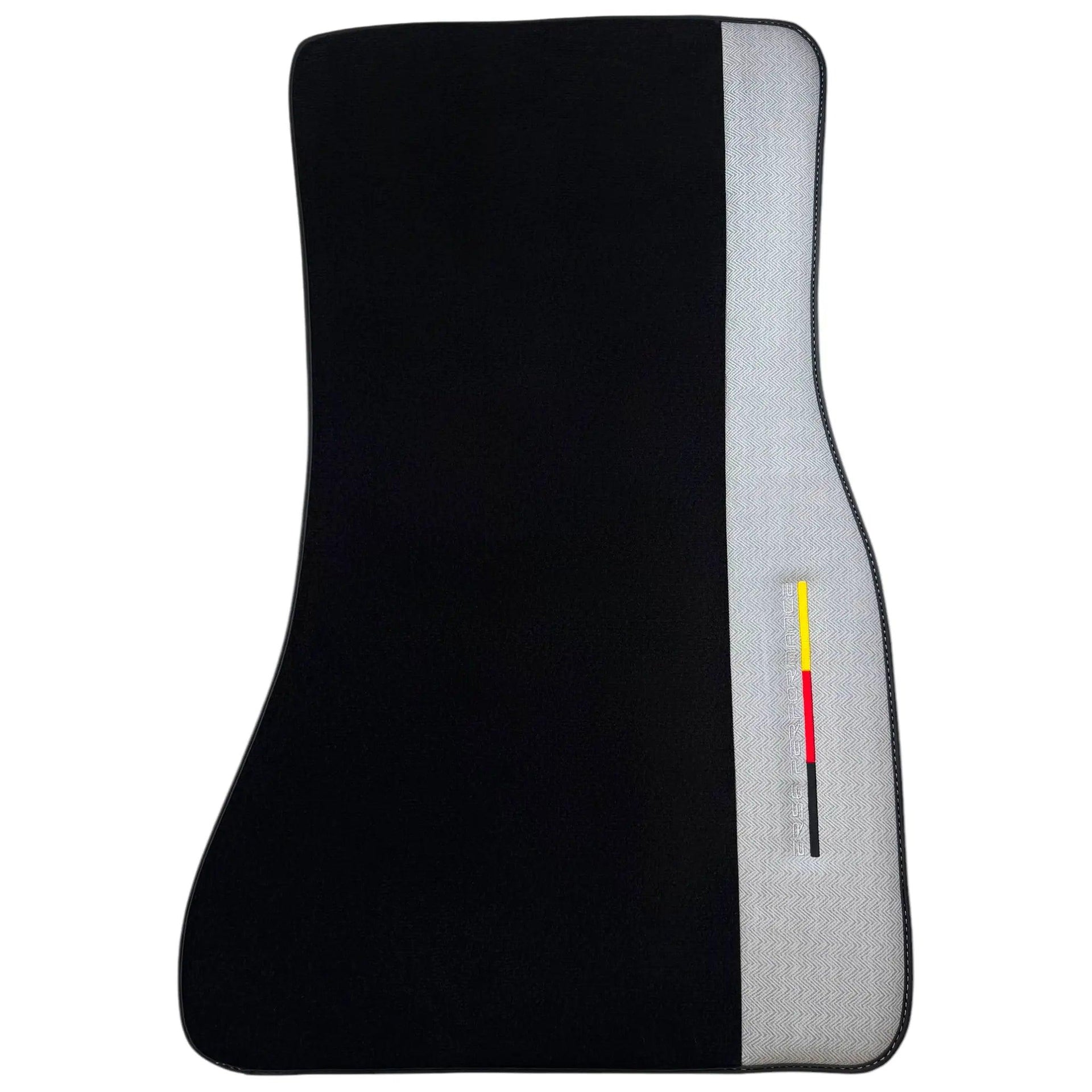 Black Floor Mats for BMW 1 Series F70 with Gray Leather