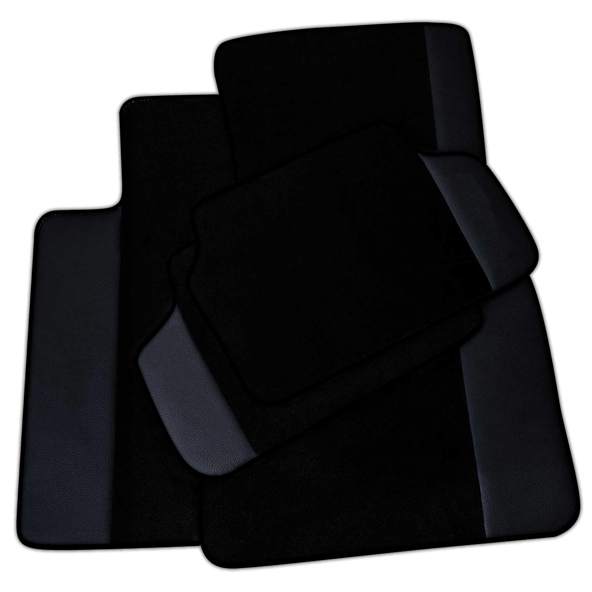 Black Floor Mats for BMW 2 Series G60 (2023-2026) Sedan with Leather | Various Trim Colors
