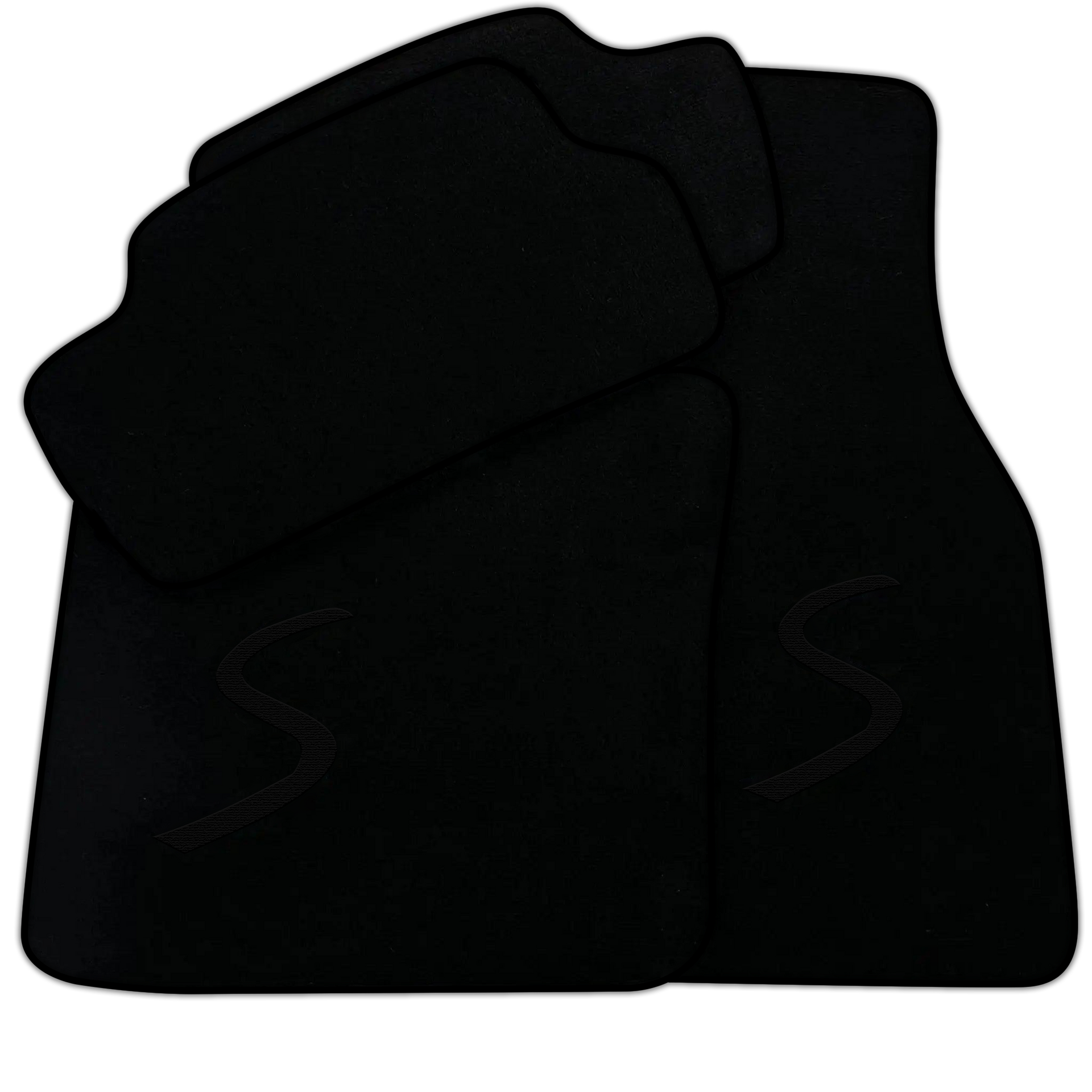 Black Floor Mats for Mini Cooper / One R53 (2001-2007) Cooper S