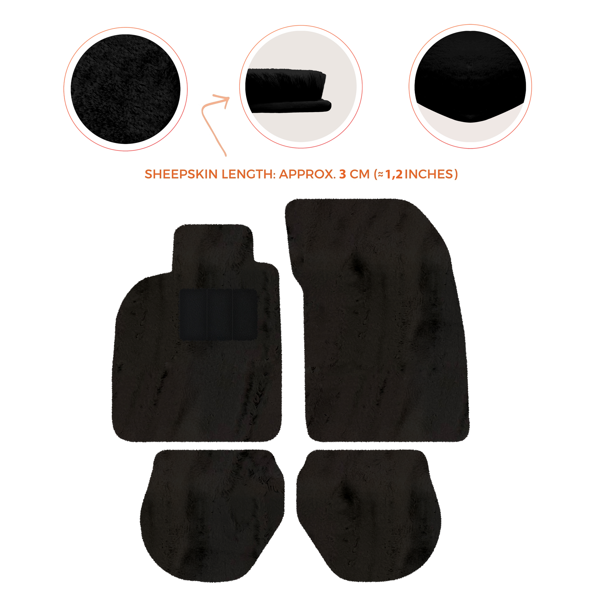 Tapis de voiture gris pour Porsche 911 - 993 (1994-1998) - AutoWin