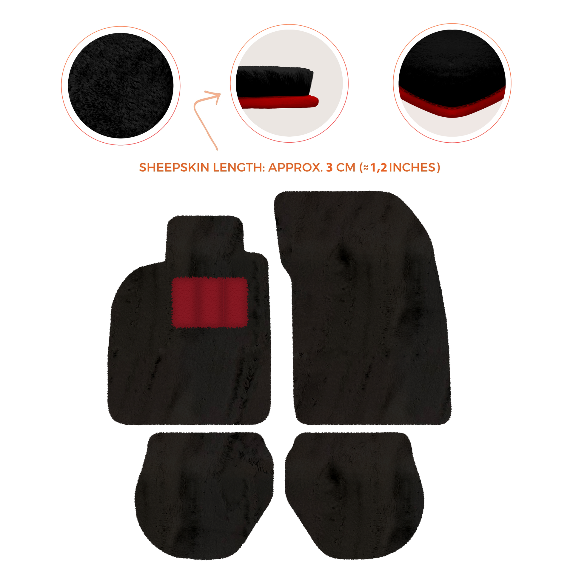 Tapis de voiture gris pour Porsche 911 - 993 (1994-1998) - AutoWin