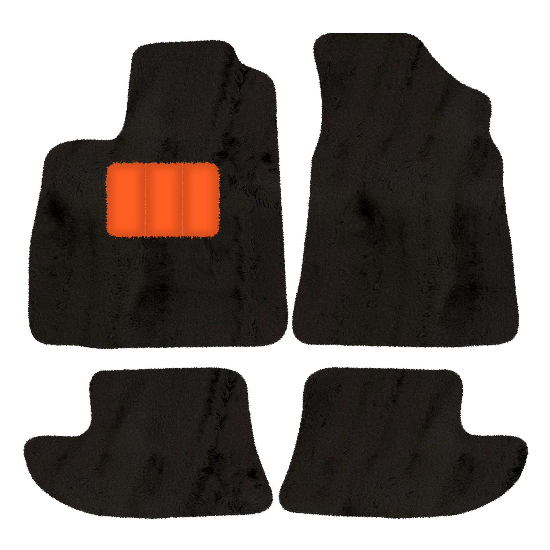 Premium Sheepskin Floor Mats for Bentley Continental GTC (2011-2018)