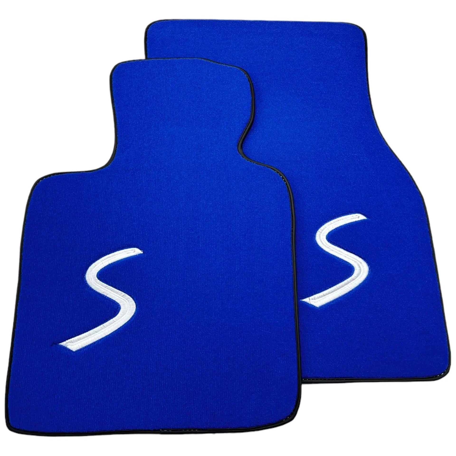 Blue Floor Mats for Mini Cabrio R52 Convertible (2004-2009) - AutoWin
