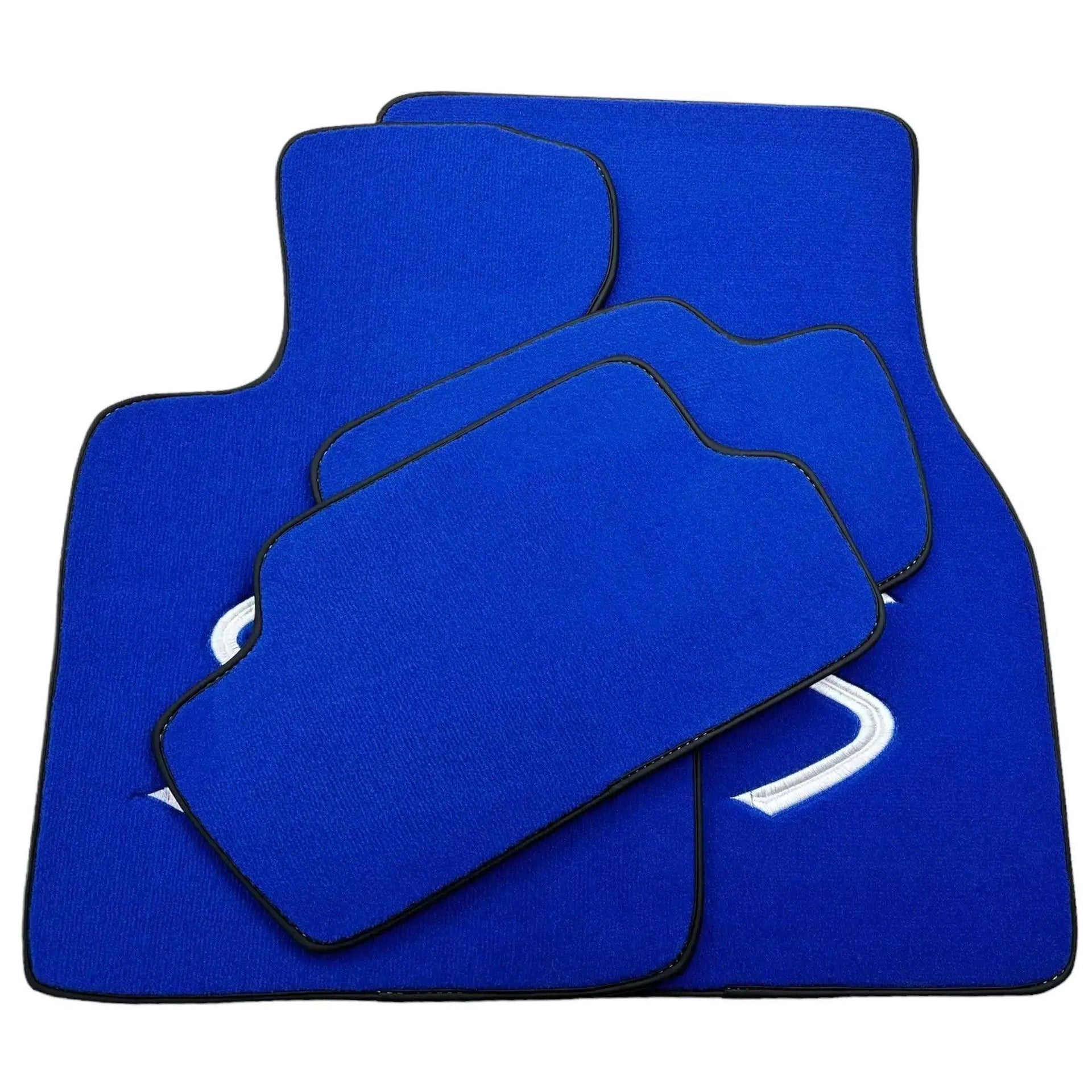 Blue Floor Mats for Mini Countryman F60 Hybrid (2020-2023) - AutoWin
