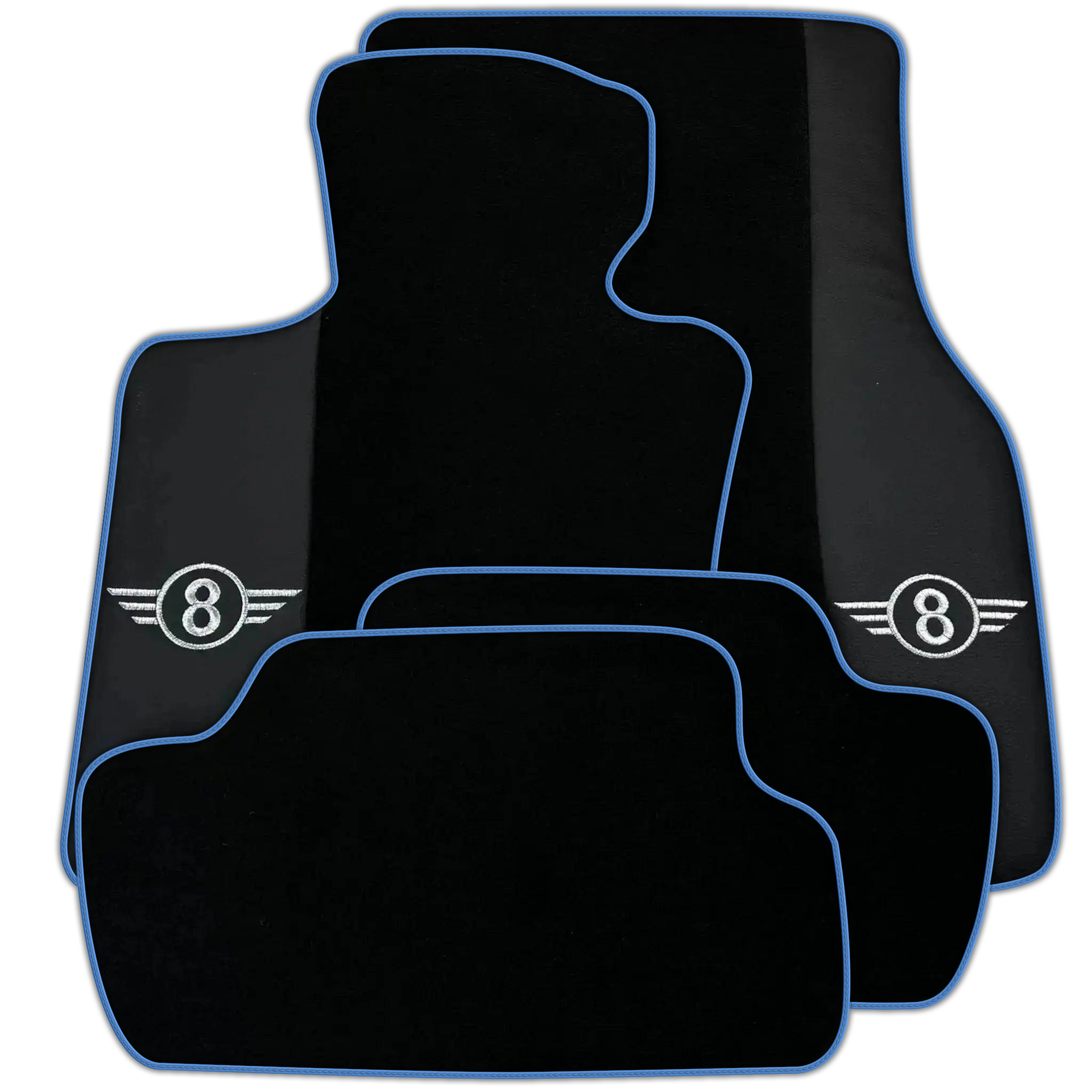 Black Floor Mats for Mini Cooper / One R56 (2007-2014) Various Trim Colors