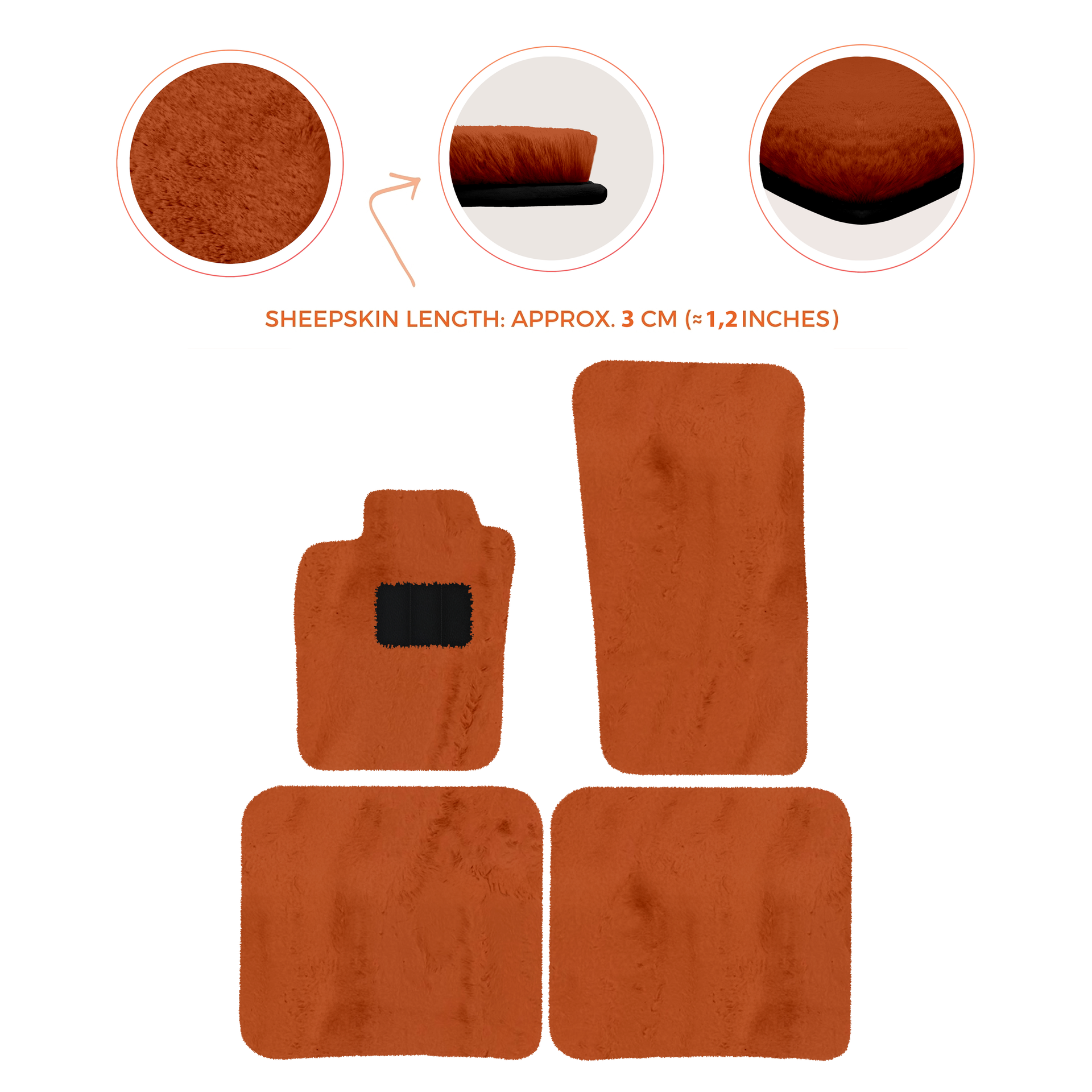 Premium Sheepskin Floor Mats for Bentley Bentayga (2015-2023)