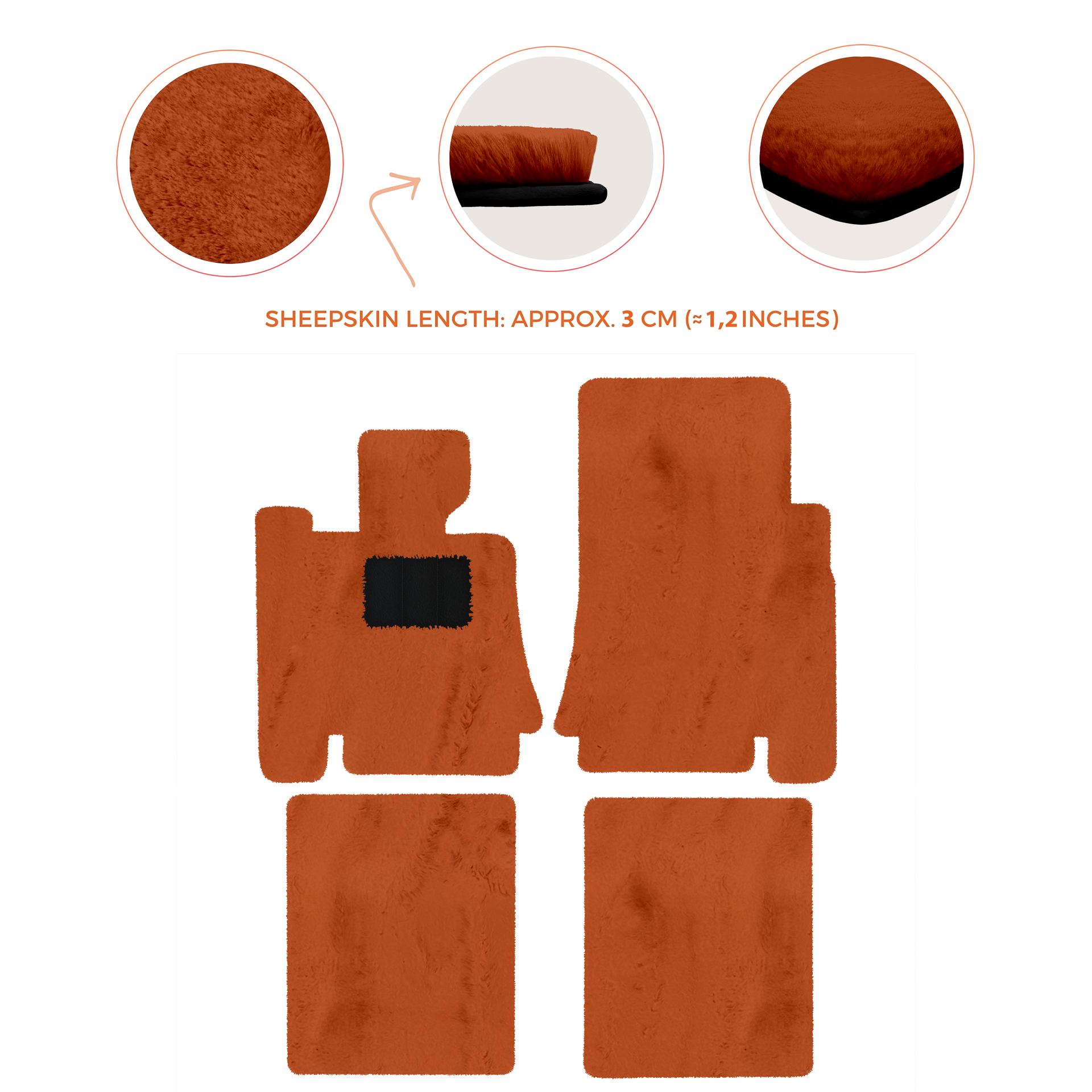 Premium Sheepskin Floor Mats for Bentley Mulsanne (2010-2020)