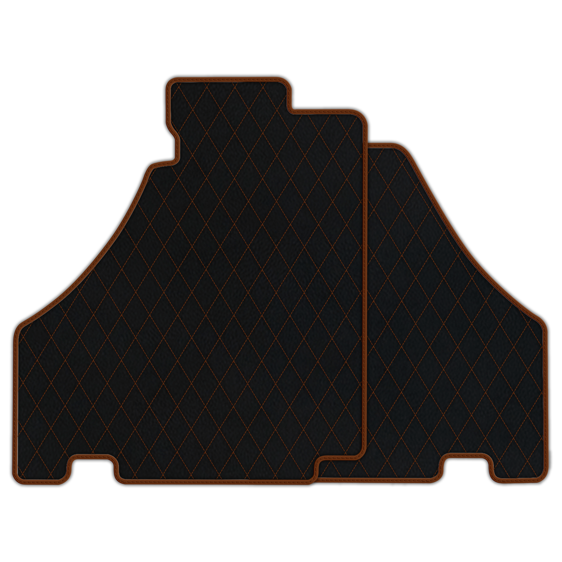Black Leather Floor Mats for Ferrari 458 GT2 (2012-2015) | AW1 Design