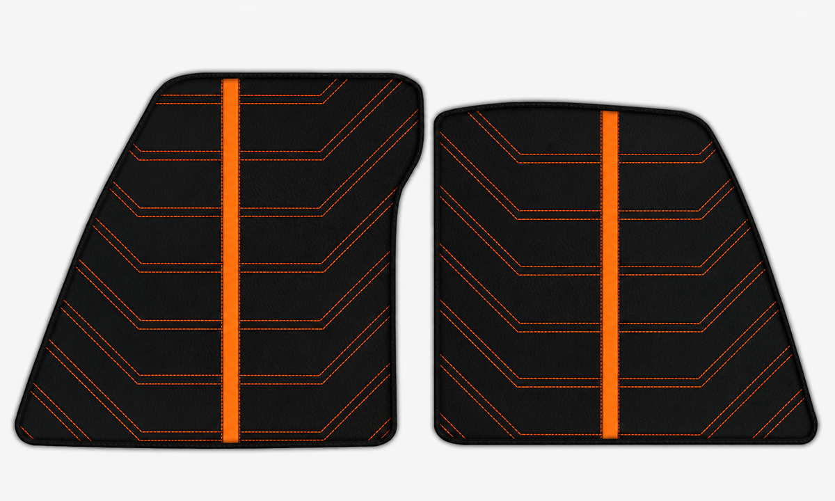 Alfombrillas de cuero negras Daytona para Ferrari 849 Testarossa (2026-2027)
