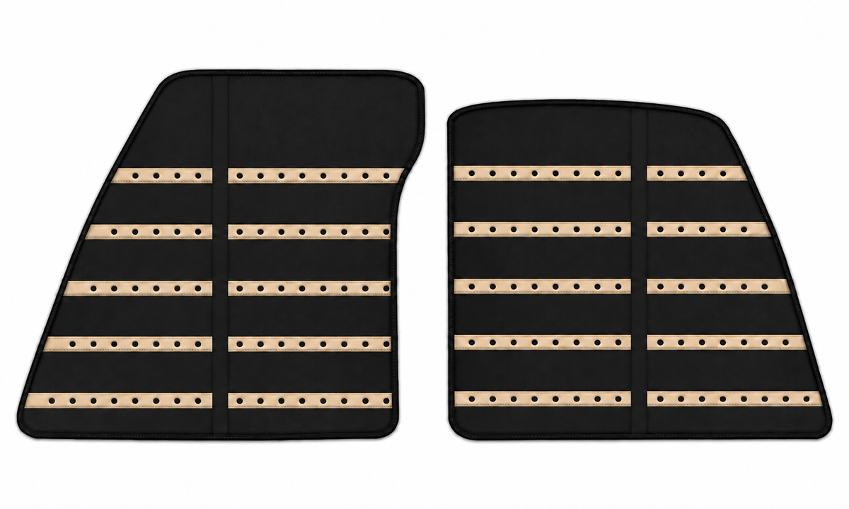 Alfombrillas de cuero negras Daytona para Ferrari 849 Testarossa (2026-2027)