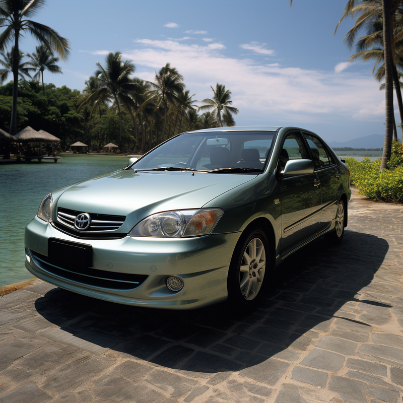 مجموعة سجادات الأرضية المميزة لسيارة كورولا (2002-2004)