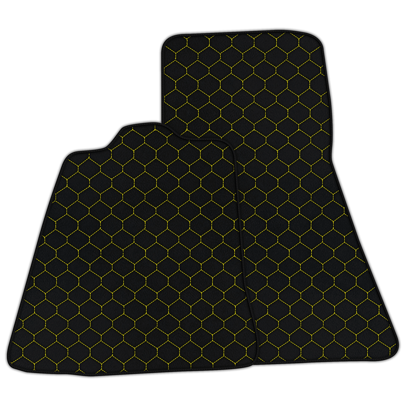Tapis de voiture en cuir personnalisables avec motif
