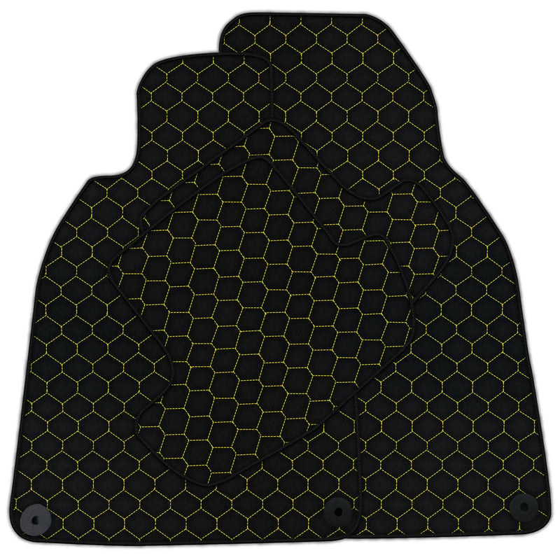 Tapis de voiture en cuir personnalisables avec motif
