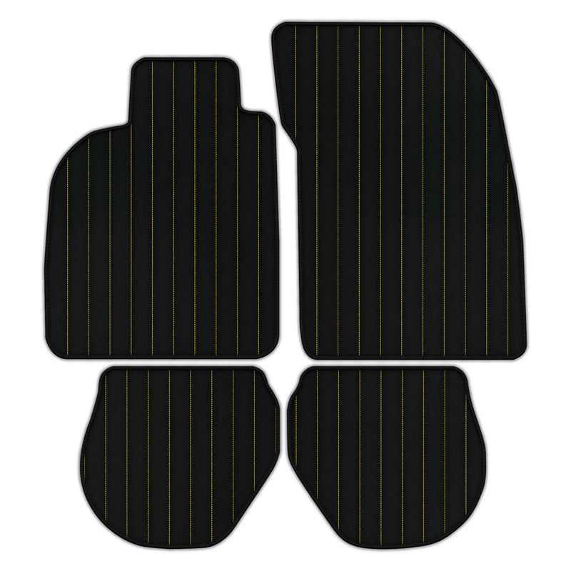Tapis de voiture en cuir personnalisable avec motif linéaire pour Porsche 911 - 993 (1994-1998)