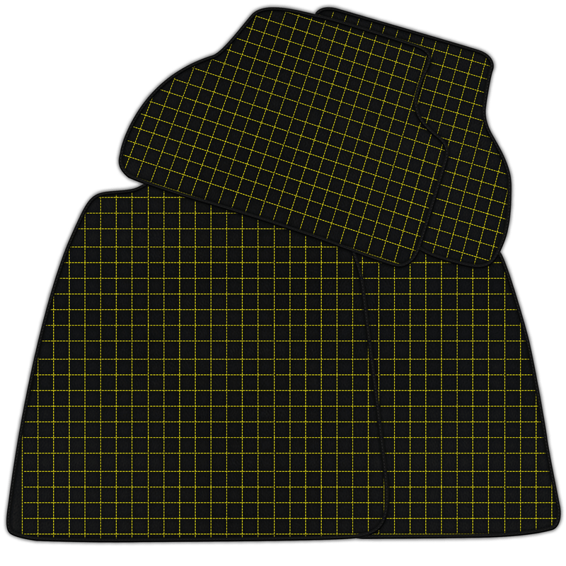 Tapis de voiture en cuir personnalisables avec motif