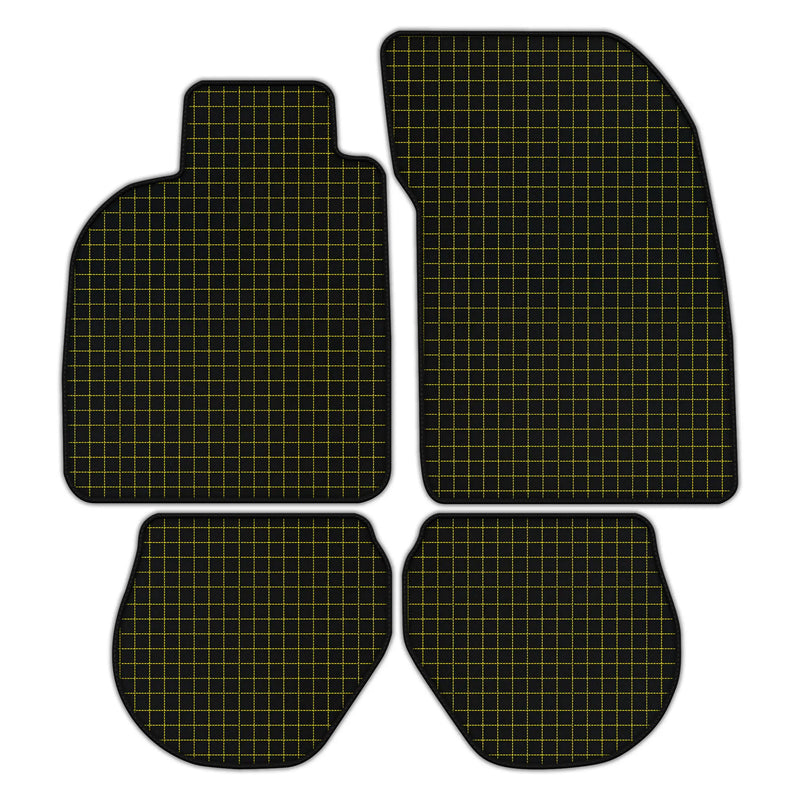 Customizable Leather Floor Mats with Square Pattern for Porsche 911 - 993 (1994-1998)
