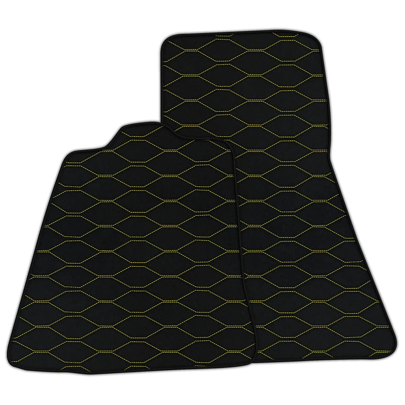 Customizable Leather Floor Mats with Viper Hex Pattern for McLaren MP4-12C (2011–2014)