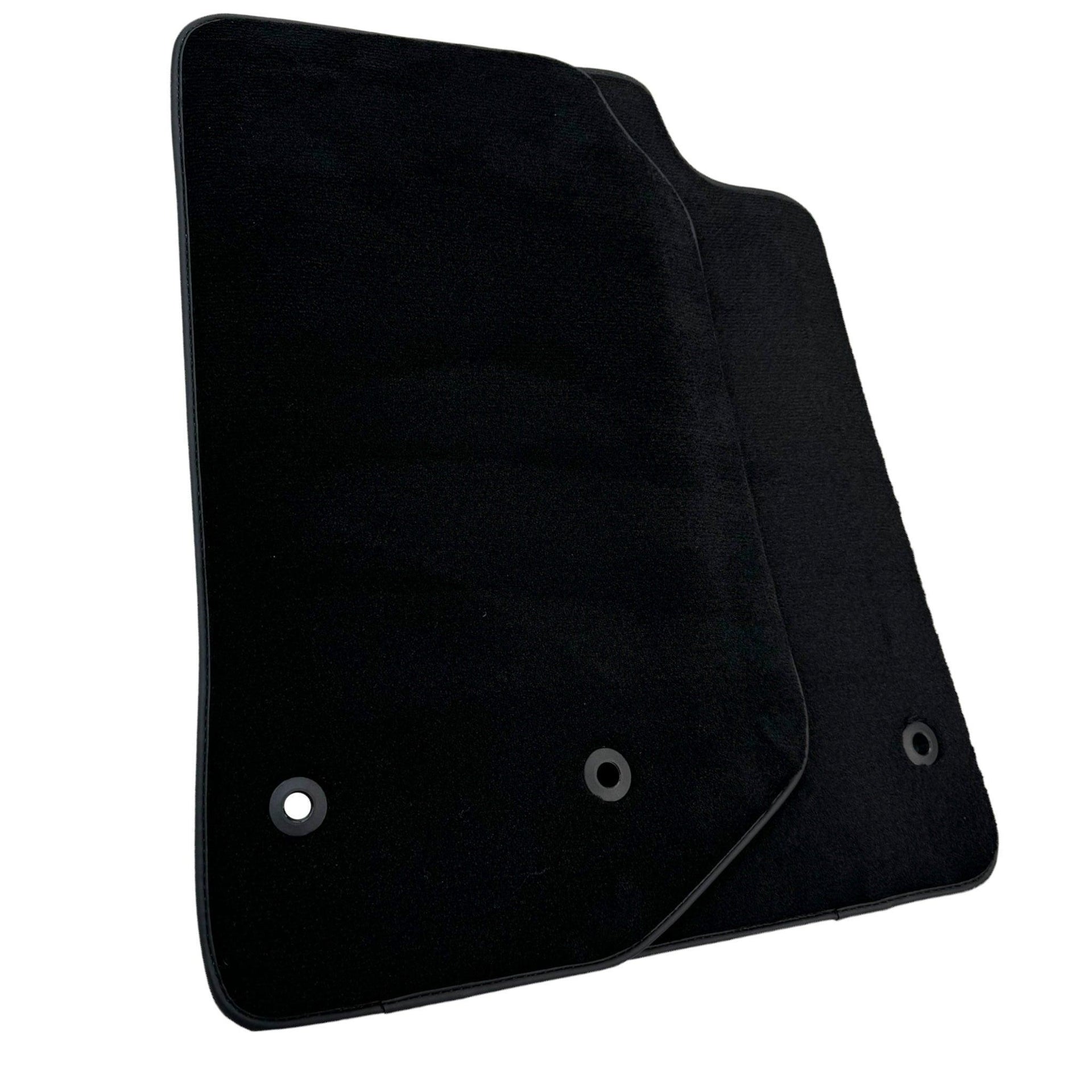 Black Floor Mats for Jeep Wrangler JK (2007-2018) 5 Doors - Double Fixation - AutoWin