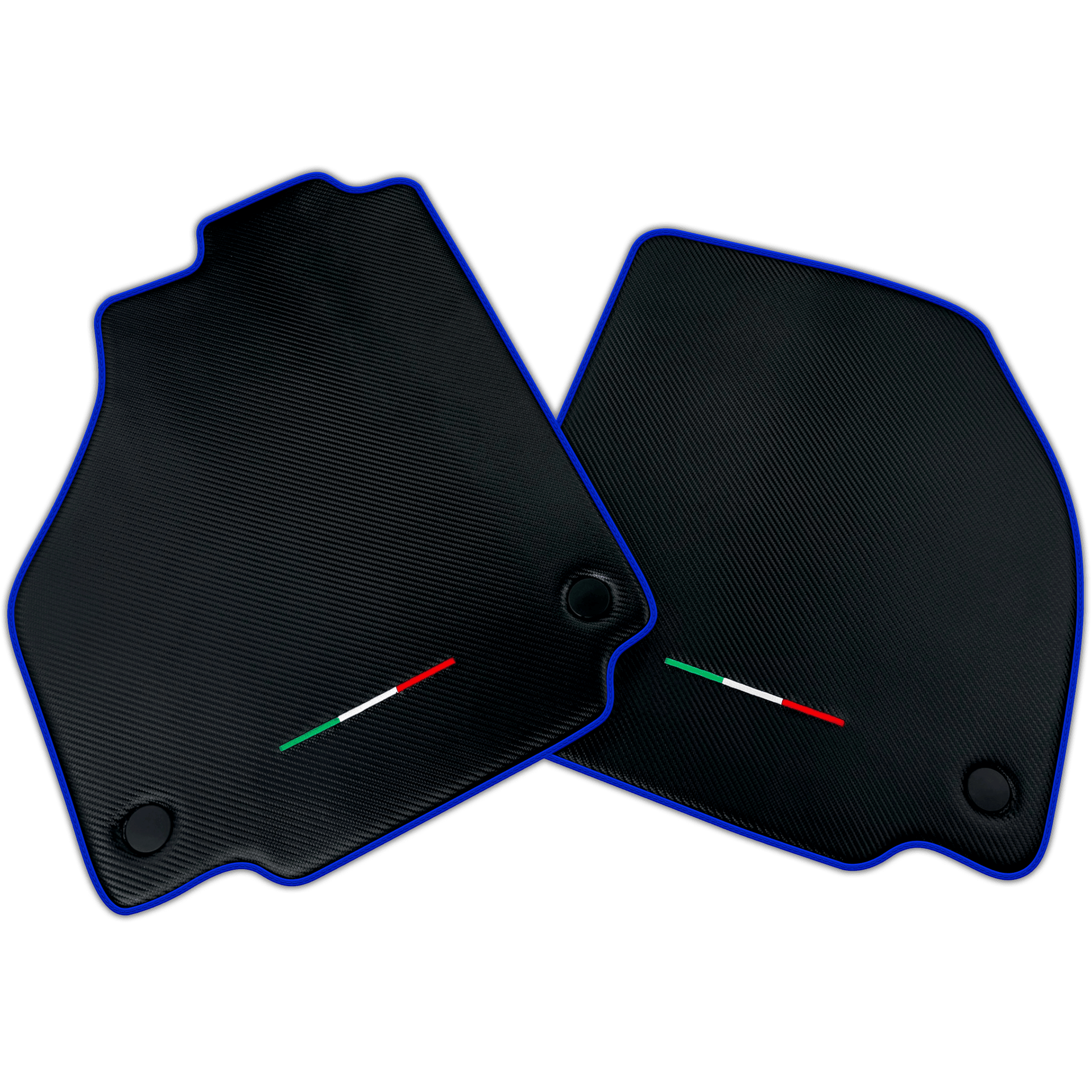 Floor Mats For Ferrari 488 Pista Spider Carbon Fiber AutoWin Brand Italian Edition