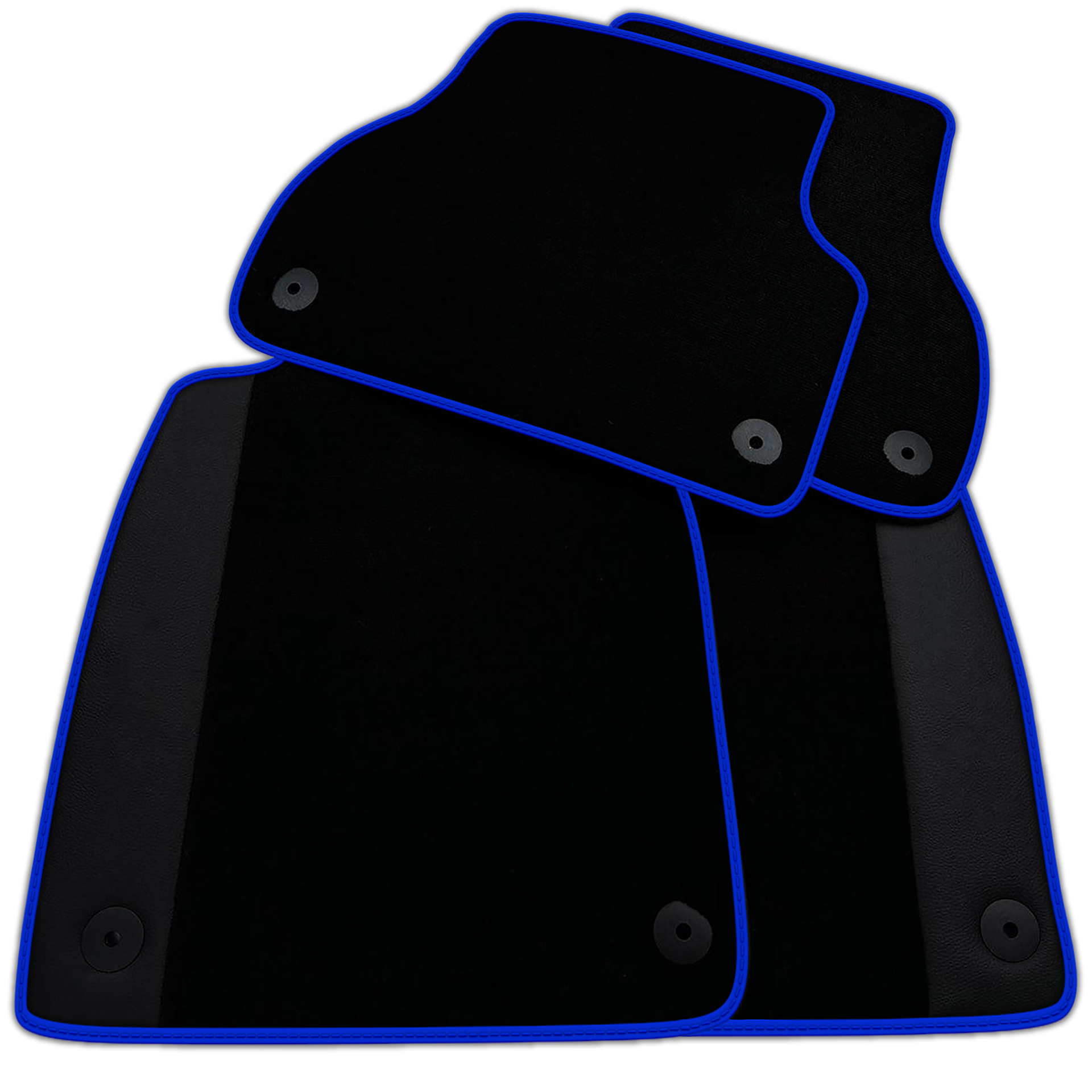 Customizable Black Floor Mats for Audi A4 - B5 Avant (1996 - 1999)