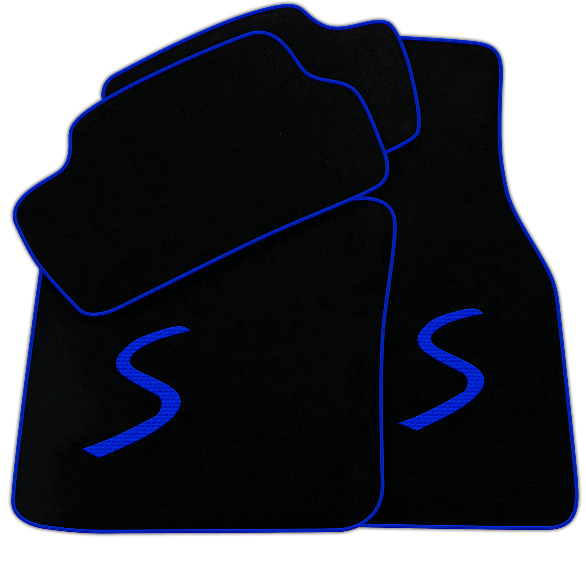 Black Floor Mats for Mini Cooper / One Electric (2020-2023)