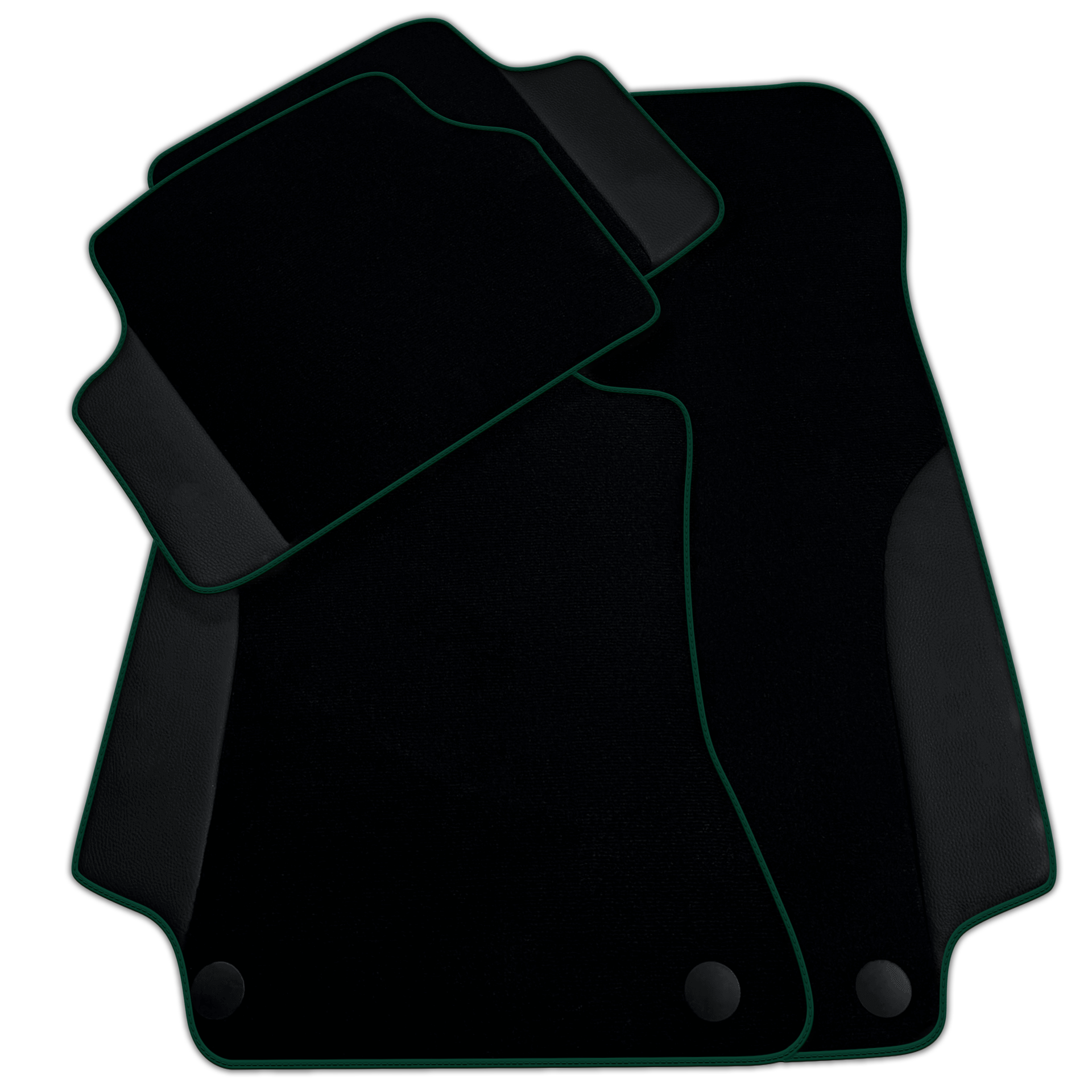 Customizable Black Floor Mats For Mercedes Benz GLC-Class C253 Coupe (2020-2023) Hybrid