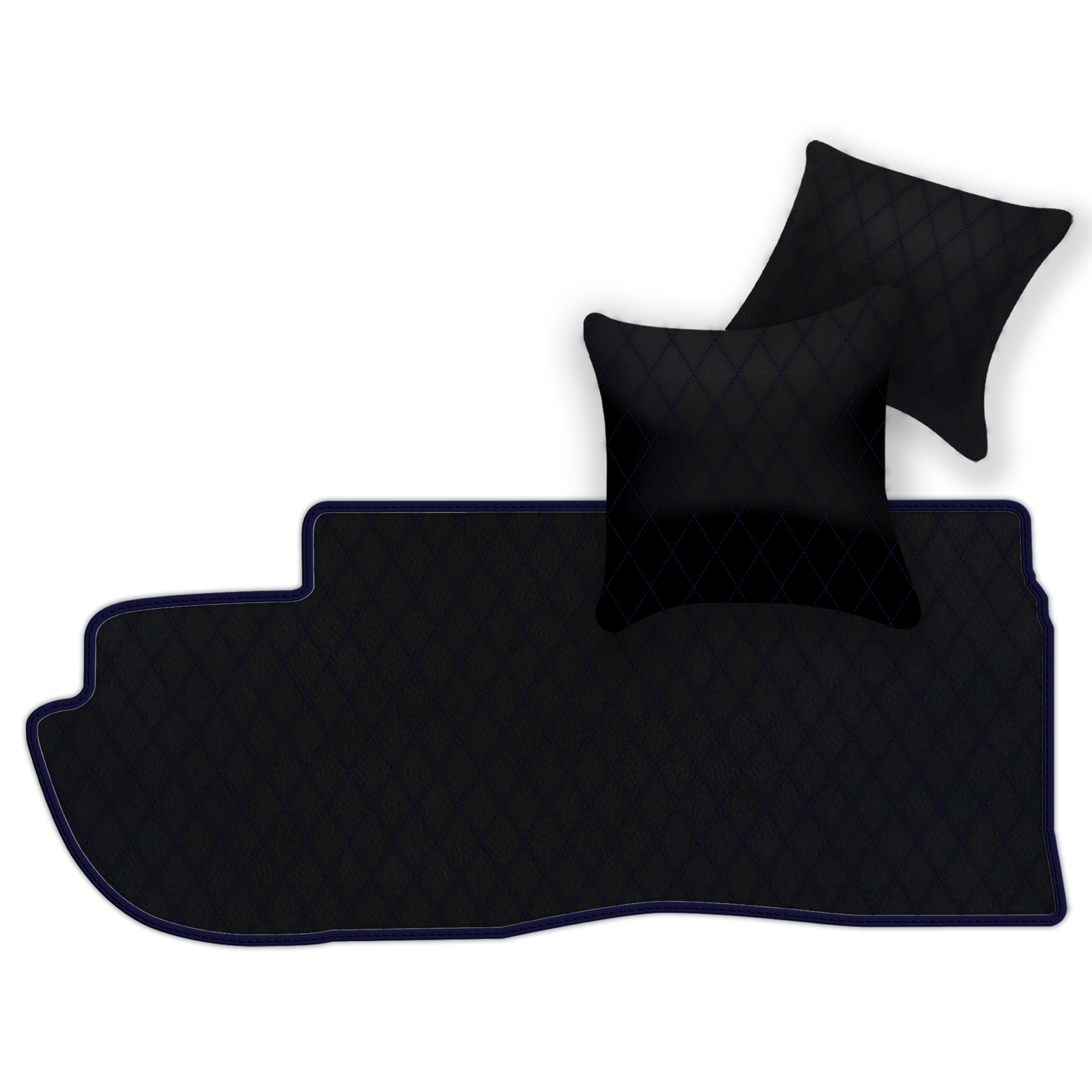 Tapis de voiture bleus pour Ferrari 599 Coupé 2006-2012 Édition Italienne - AutoWin