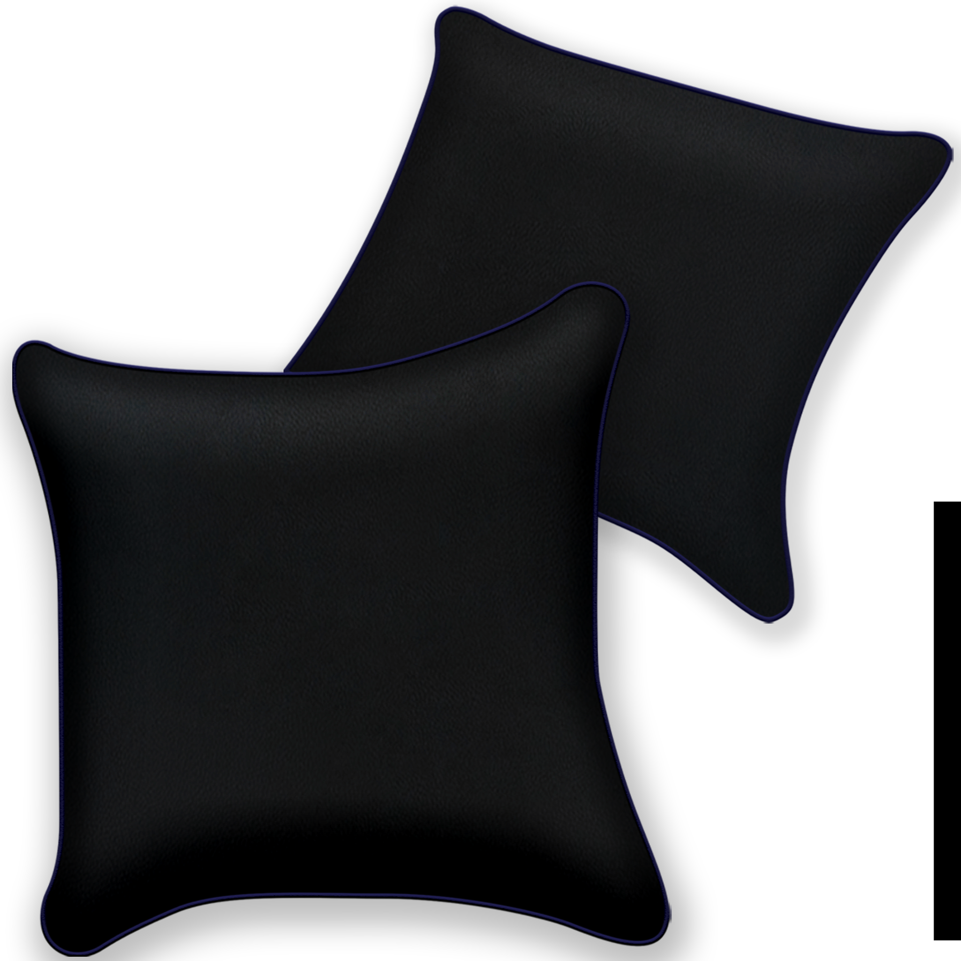 Premium Black Leather Floor Mats for Ferrari California | Full Set