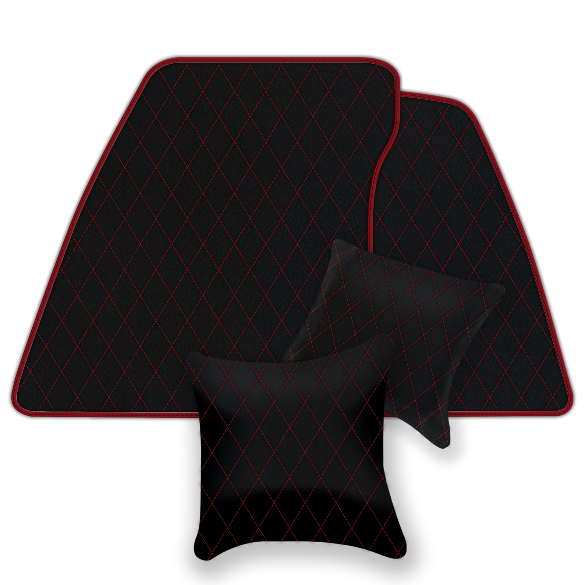 Black Leather Floor Mats for Bentley Mulsanne (2010-2020) | AW1 Design