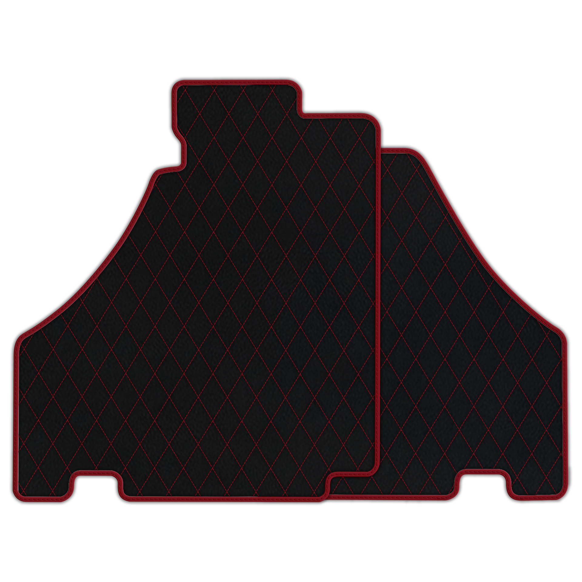 Black Leather Floor Mats for Ferrari 458 GT2 (2012-2015) | AW1 Design