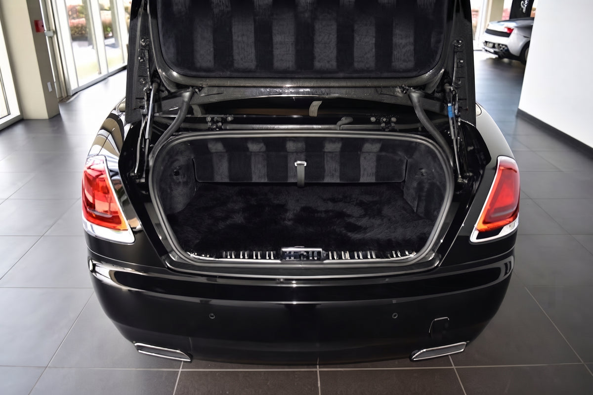 Black Floor Mats For Rolls Royce Black Badge Dawn Alcantara Leather