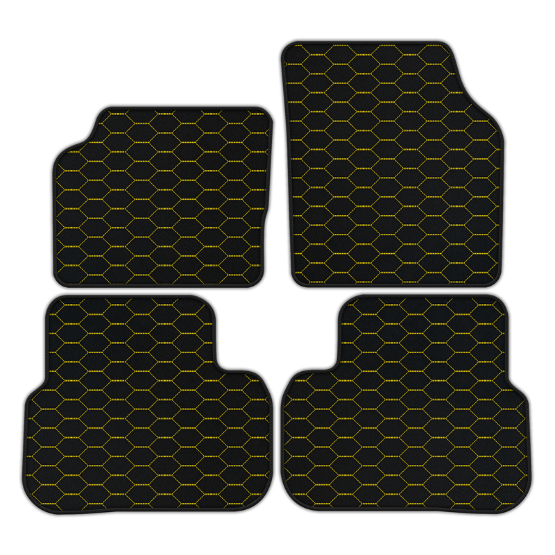 Anpassbare Leder-Fußmatten mit Divario-Muster für Land Rover Discovery Sport (2015-2019)