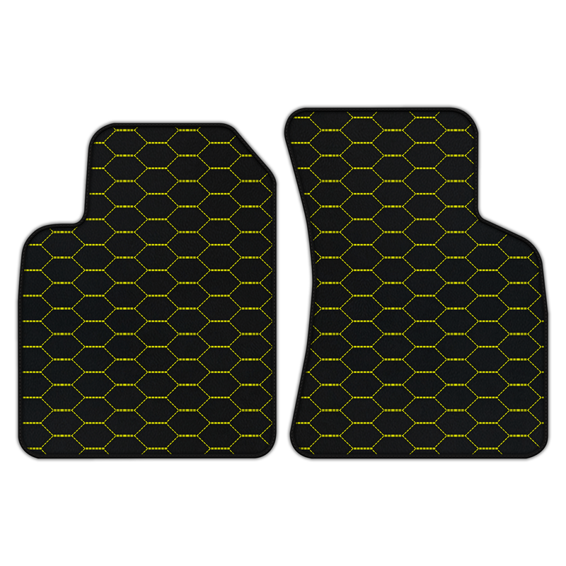 Customizable Leather Floor Mats with Divario Pattern for Audi TT MK1 Coupe (1998-2006)