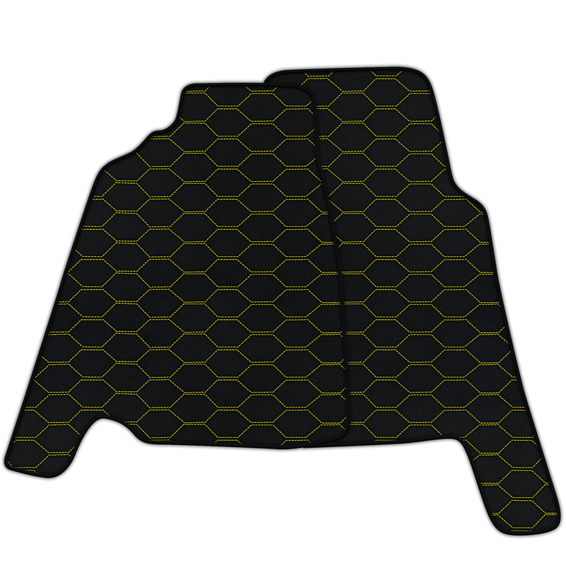 Tapis de voiture en cuir personnalisable avec motif Divario pour Ferrari 456 (1992-2003)