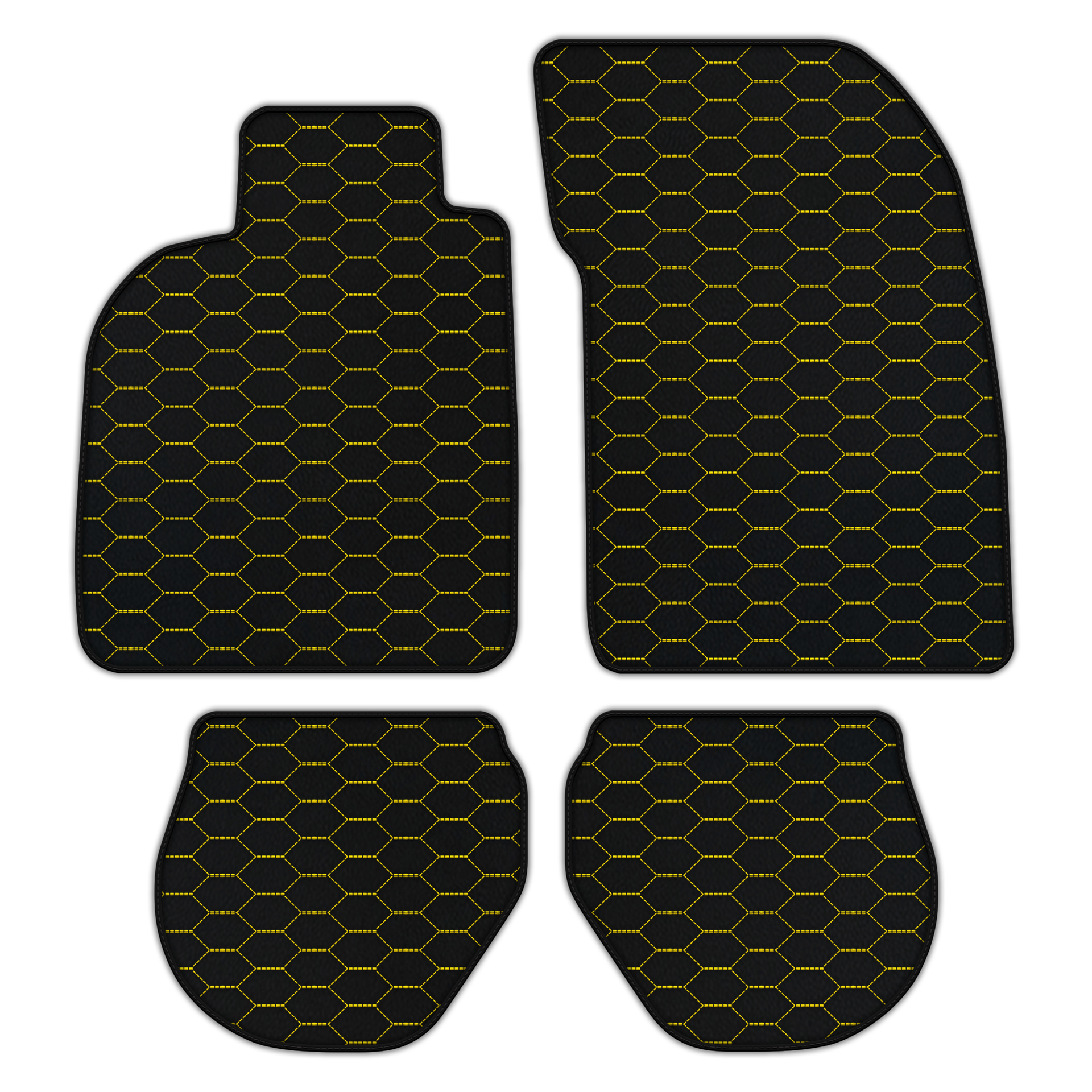 Premium Customizable Leather Floor Mats for Porsche 964 (1989-1994)