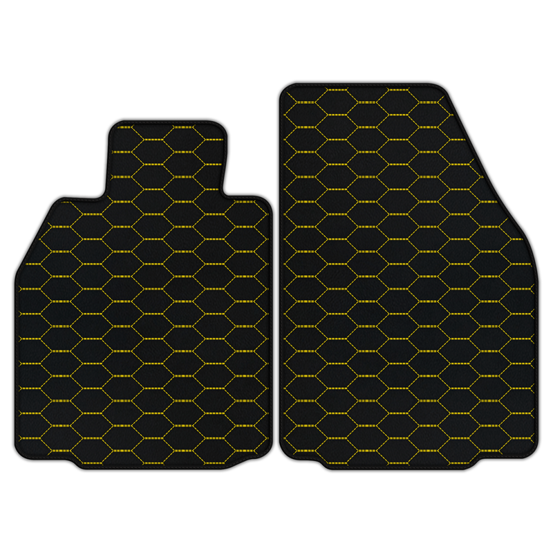 Customizable Leather Floor Mats with Divario Pattern for Porsche 911 GT3 RS (997) 4.0 (2011)